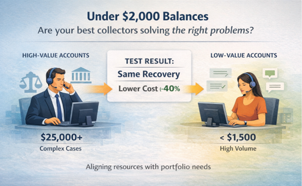 Under $2,000 Balances: Are Your U.S. Collectors Overqualified?