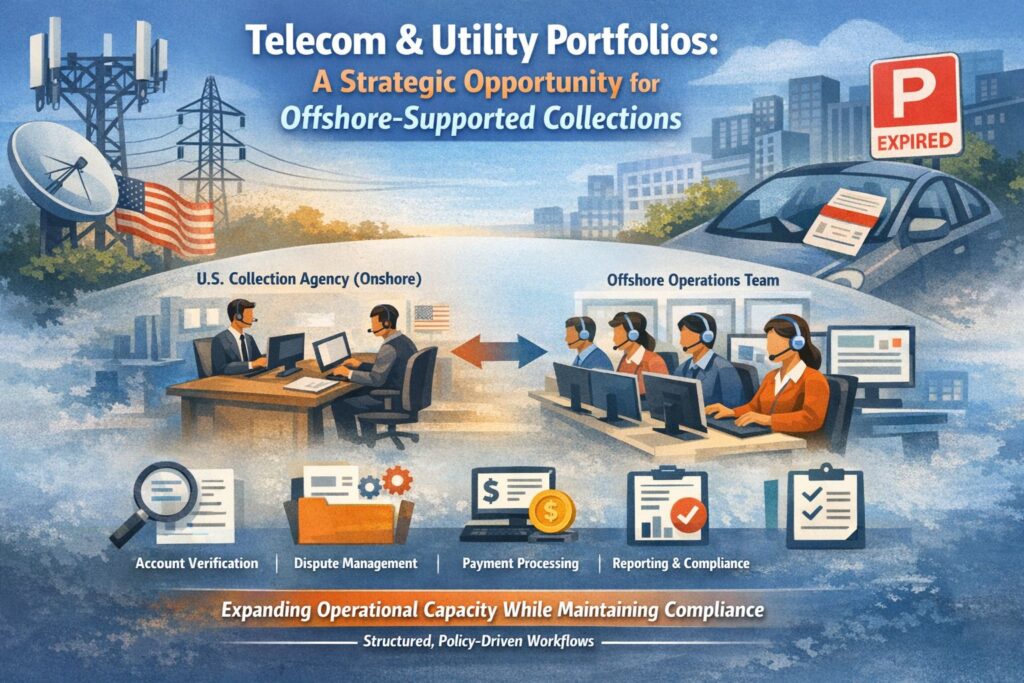 Why Telecom & Utility Portfolios Are Becoming a Strategic Opportunity for Offshore-Supported Collections